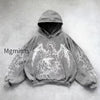 db-oversized-gothic-print-hoodie