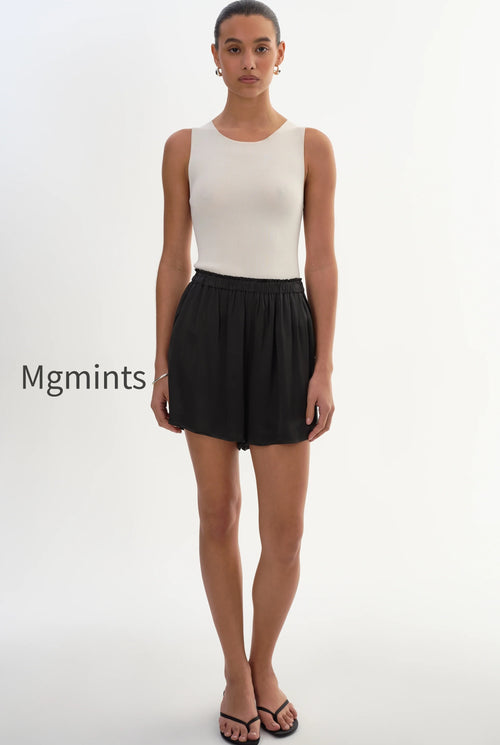 LIZZIE | Pull-On Satin Shorts